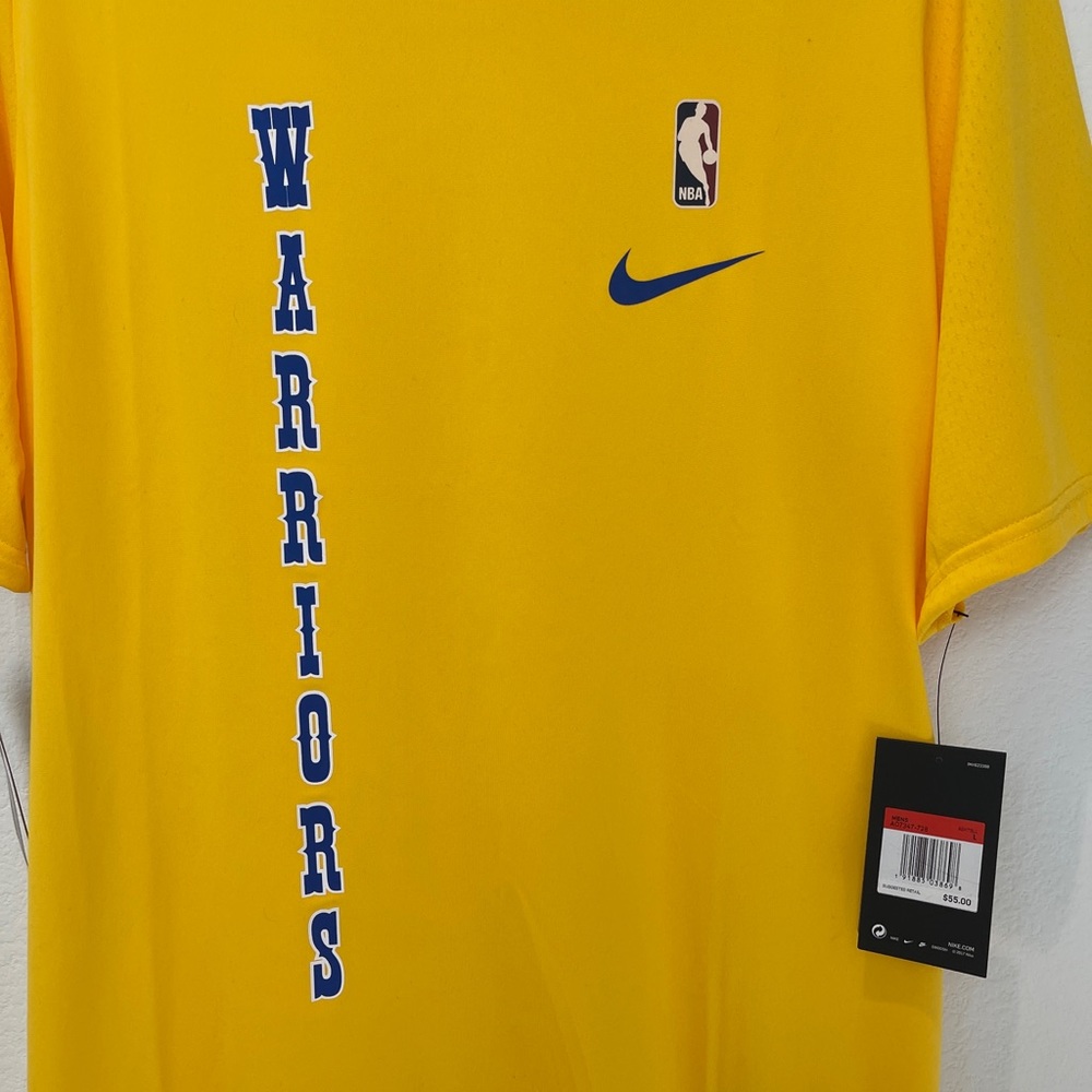 Men’s Nike Dri-Fit Golden State Warriors Tee NBA - Picture 8 of 11